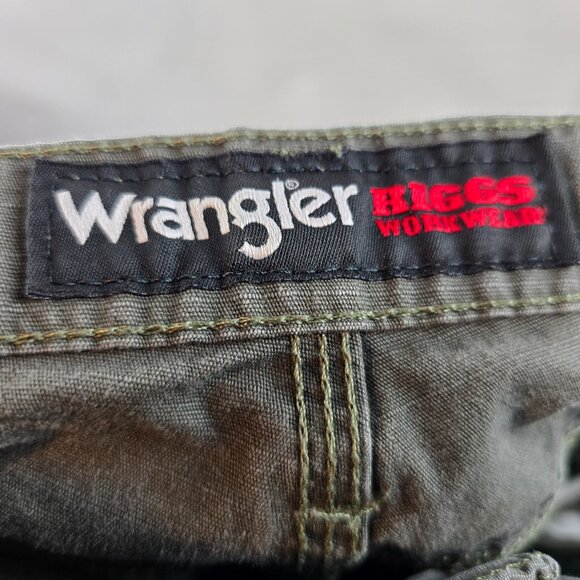 Wrangler Riggs Workwear Pants Mens 42x32 Gray Cargo Utility Carpenter Jeans A03- - Picture 9 of 11